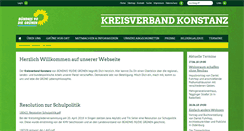 Desktop Screenshot of gruene-konstanz.de