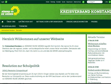 Tablet Screenshot of gruene-konstanz.de